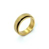 "Gold Sand" spinning fidget ring