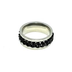 Anxiety ring with chain